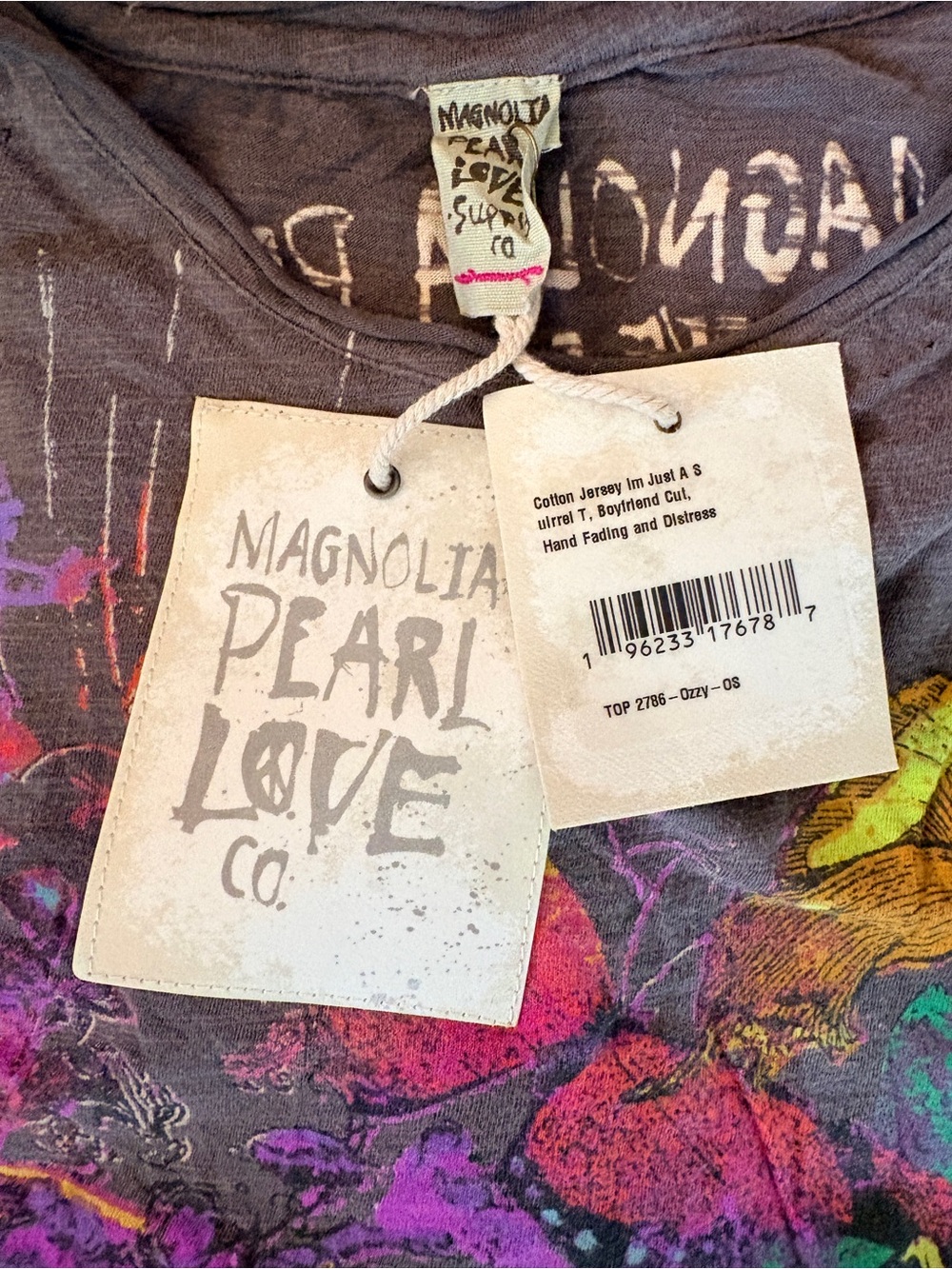 Magnolia Pearl I'm Just A Squirrel Tee NWT NEW One Size Limited Edition - Picture 7 of 8